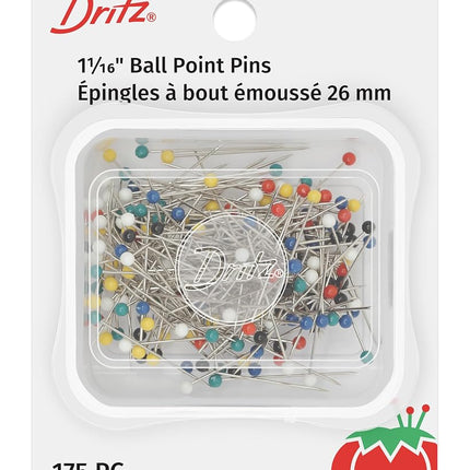 Dritz 39 Ball Point Pins, 1-1/16-Inch (175-Count)