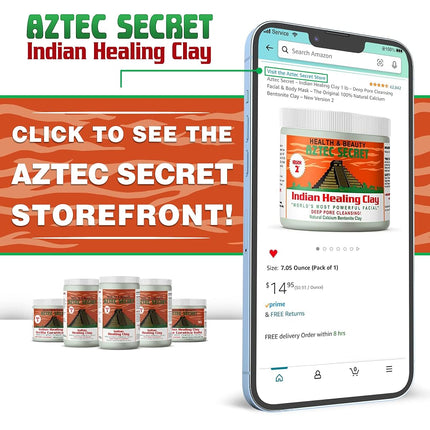 Aztec Secret Indian Healing Clay by Aztec Secret for Unisex - 2 lb Clay, 908 gram