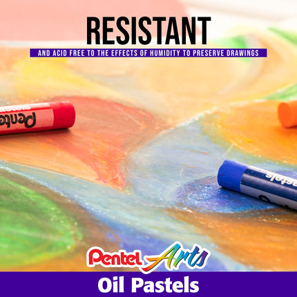 Pasteles al óleo Pentel Arts - Paquete de 432 piezas para aula (PHN-12CP2)