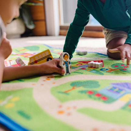Melissa & Doug: Blue's Clues Town Activity Rug 112cm x 66cm | Playspaces and Decor | 3+ | Gift for Boy or Girl