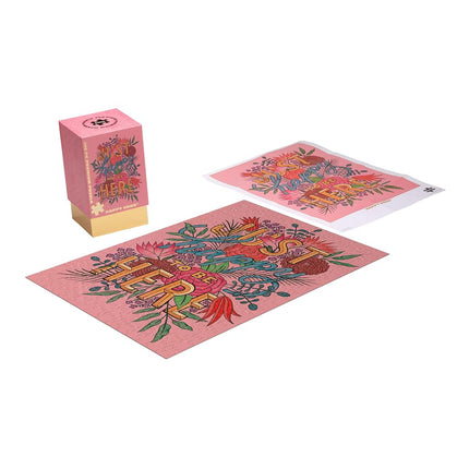 Buffalo Games - Gold - Happy Here - 300 Large Piece Jigsaw Puzzle