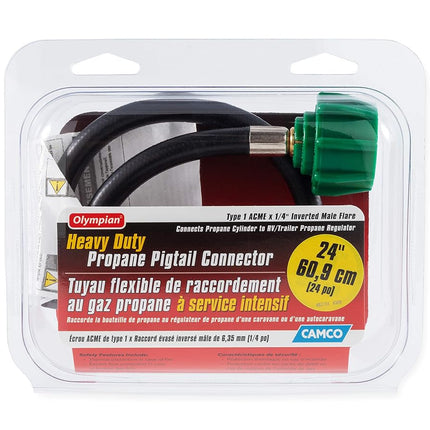 Camco 59153 24" Pigtail Propane Hose Connector