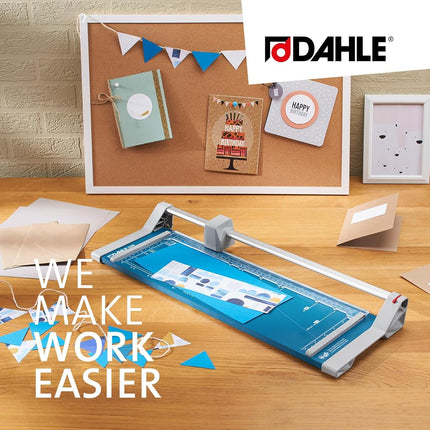 Dahle 508 Rotary Trimmer 2020 Model (Cutting Performance up to 6 Sheets/DIN A3) Blue