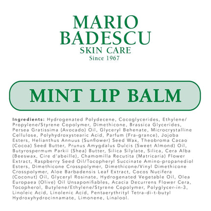 Baume à Lèvres Mario Badescu - Menthe pour Femme 10g Baume à Lèvres