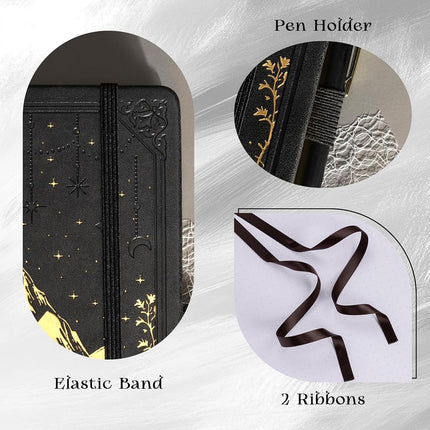 MGGAO Dotted Journal for Women Men, A5 Hardcover Dot Notebook