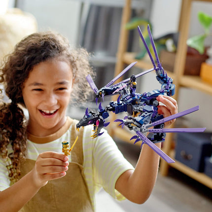 LEGO NINJAGO Legacy Le Dragon Overlord 71742 – Kit de Construction et de Jeu Ninja avec Dragon Articulé, Nouveauté 2021 (372 Pièces)