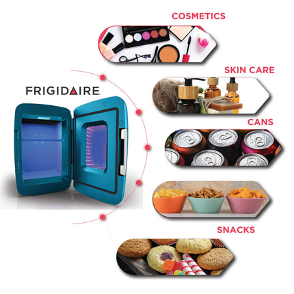 Frigidaire EFMIS179 Gaming Light Up Mini Beverage Refrigerator, Blue