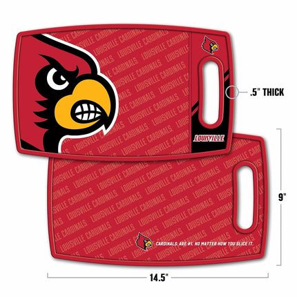 YouTheFan NCAA Louisville Cardinals Logo Series Cutting Board