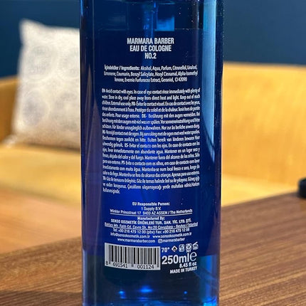 Barber Marmara No.2 Turkish Aftershave Lavender Bergamot Spray 250ml