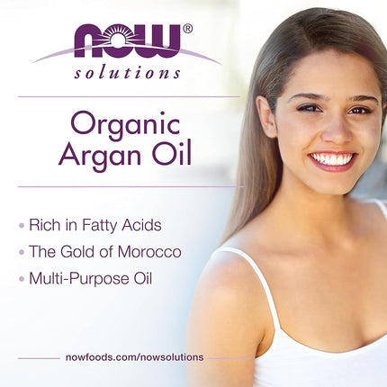 NOW Organic Argan Oil, 4-Ounce