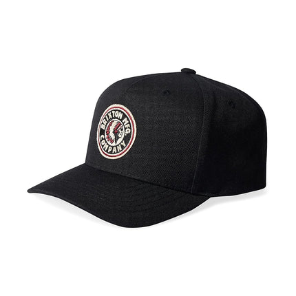 BRIXTON Men's Rival C Mp Snapback Cap, Black, One 