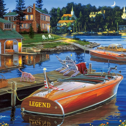 Buffalo Games - Darrell Bush - Legend of The Lake - 1000 Piece Jigsaw Puzzle for Adults -Challenging Puzzle Perfect for Game Nights - Finished Size is 26.75 x 19.75