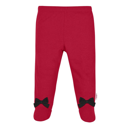 NFL Baby Girls' 3Pc Bodysuit, Footed Pant, & Cap Set, Arizona Cardinals, 6-9 Months