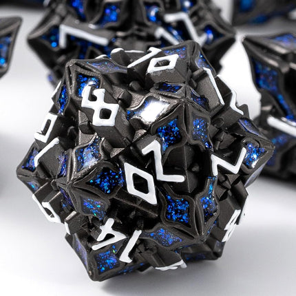 Metal Dice for DND - Spire Sanctum Series (Black M