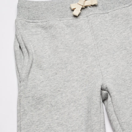 Nautica Boys Basic Fleece Jogger Sweatpants, Elastic Waistband with Drawstring Closure, Super Soft Cotton-Blend, Gray, 10-12