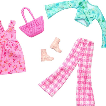 Barbie Fashion Pack HRH43 Doll Clothes Outfit Pack of 2 Barbie