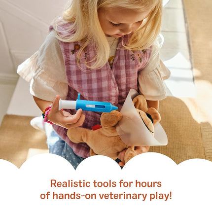 Melissa & Doug Pet Vet Set | Animal Care Kit for Kids, Doctor Role Play Toys for Children | Age 3+