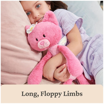 GUND Take Along Friends, Maeve Rose Fairy Cat Plush Toy, Cat Stuffed Animal for Ages 1 and Up, Pink, 15”
