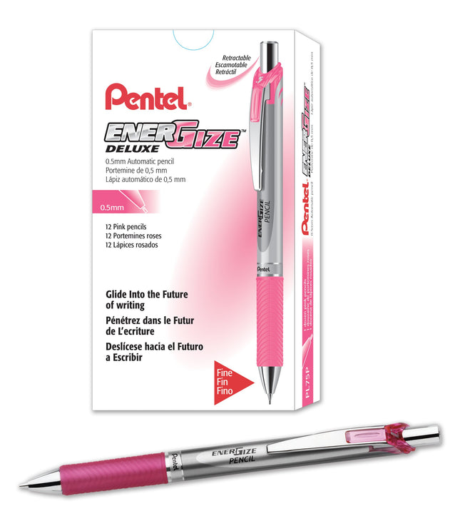 Pentel EnerGize Mechanical Pencil (0.5mm) Pink Acc