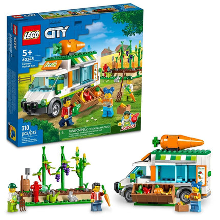 LEGO City Farmers Market Van 60345 Building Toy Se