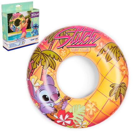 Swimways Stitch Swim Tube Pool Float, Inflatable Pool Floats & Kids Pool Toys, Swimming Pool Accessories & Beach Essentials for Teens Aged 14 & Up