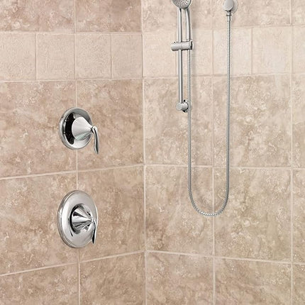 Moen A725 Conector de pared redondo cromado para ducha de mano, cromo, 0.5