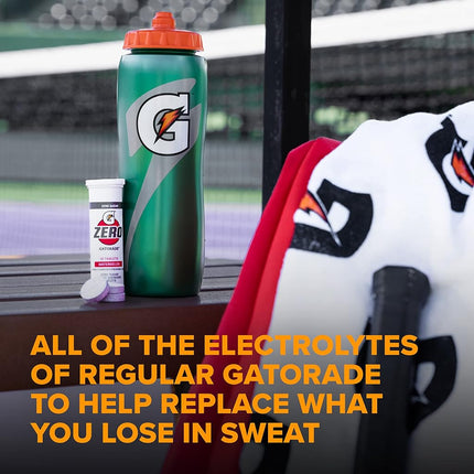 Gatorade Zero Tablets: Zero Sugar, All The Electrolytes, Watermelon, Pack of 10 (4 Pieces)