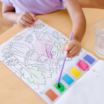 Paint with Water - Princess: Activity Books - Coloring/Painting/Stickers
