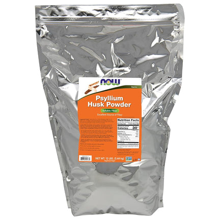 Now Supplements, Psyllium Husk Powder, 12-Pound