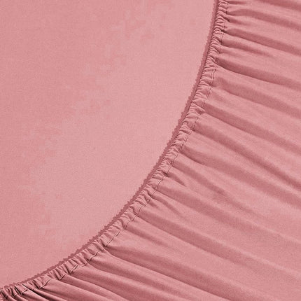 Elegant Comfort Luxury Soft Bed Sheets 1500 Premium Hotel Quality Microfiber Softness Wrinkle and Fade Resistant (6-Piece) Bedding Set, King, Dusty Rose