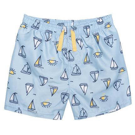 Gerber 2-Pack Baby & Toddler Boys Surf Swim Trunks, Sailboats, 5T