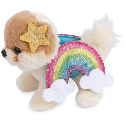 GUND Boo, The World's Cutest Dog Rainbow Plush Pomeranian, Dog Stuffed Animal for Ages 1 and Up, Spring Decor, 12.7 cm