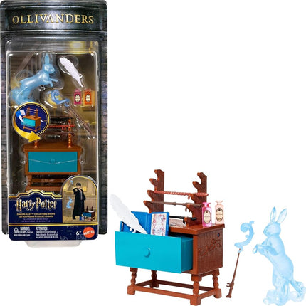 Mattel Harry Potter Toys, Diagon Alley Collectible Shops, Ollivanders Wand Shop, 10 Movie-Inspired Accessories with Surprises