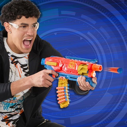 Nerf Loadout Shadowspeed Recon Blaster, 14-Dart Storage Attachment Accessory, 6-Dart Revolving Cylinder, 14 Nerf N1 Darts, Kids Toys & Gifts, Ages 8+