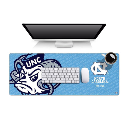 YouTheFan NCAA North Carolina Tar Heels Logo Series Desk Pad Desk Topper SMU