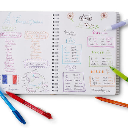 Paper Mate InkJoy Quatro 4-Colour Ballpoint Pen | Business Colours | Medium Point (1.0 mm) | 12 Count