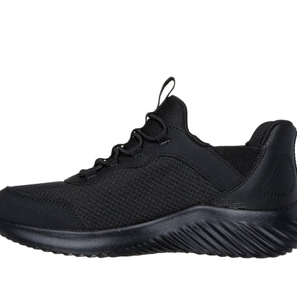 Skechers Boys' Bounder Brisk-Burst Trainer, Black, 12.5 UK Child