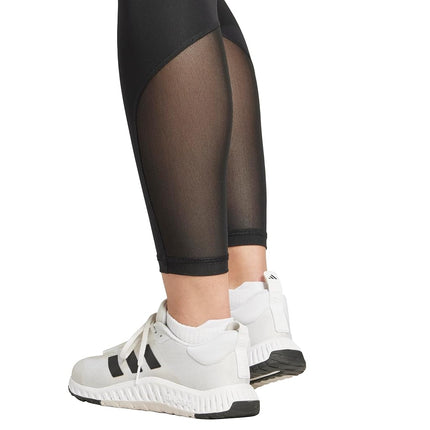 adidas Women's Techfit 3 Stripes 7/8 Leggings, Black, M