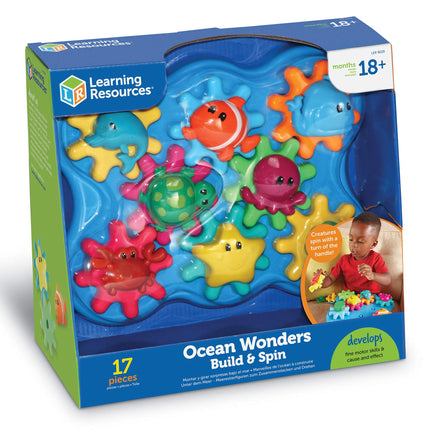Learning Resources (UK Direct Account) LER9220 Learning Resources Build and Spin Ocean Wonders, Multicoloured