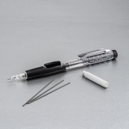 Pentel Twist-Erase Click Mechanical Pencils, (0.9mm), Pack of 6 Pencils + 2 Lead Refills