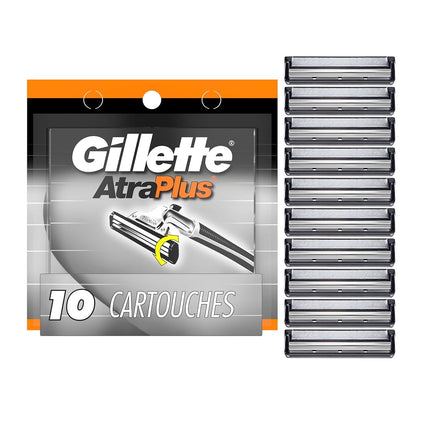 Gillette AltraPlus Razor with Lubrastrip, 10 Count