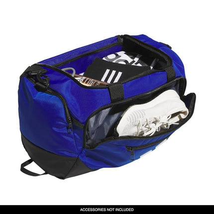 Adidas Defender 5.0 Duffel Bag, durable travel gym sports bag for men and women, Team Royal Blue, Small (42L), Defender 5.0 Duffel Bag, Durable Travel Gym Sports Bag for Men and Women