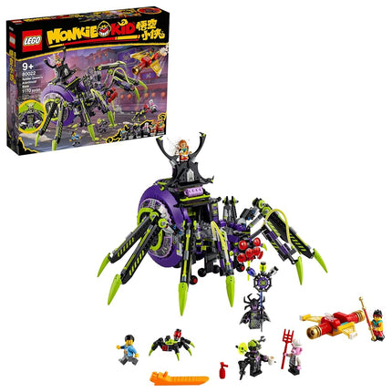 LEGO Monkie Kid Spider Queen’s Arachnoid Base 80022 Building Kit (1,170 Pieces)