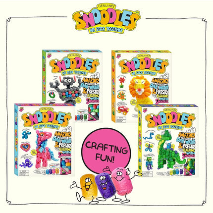 Schylling S’Noodles - Creative Building Craft Kit - Just Add Water - Ages 4 and Up - One Kit