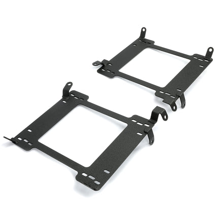 ECOTRIC Racing Seat Brackets Compatible with 1993-2007 Subaru Impreza WRX STI Replacement for SB019DR SB019PA Steel Mounting Brackets Rail Track