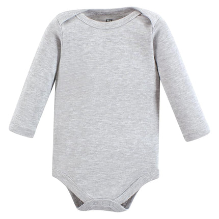 Hudson Baby Lot de 3 bodys en coton à manches longues pour bébé garçon, Chiens, 6-9 mois