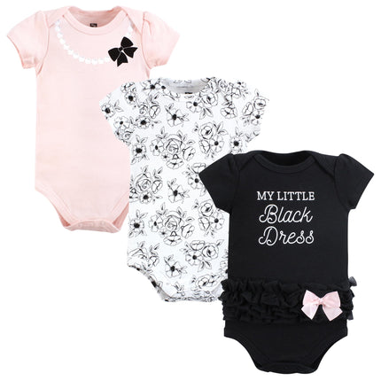 Hudson Baby Unisex Baby Cotton Bodysuits, Toile Bl