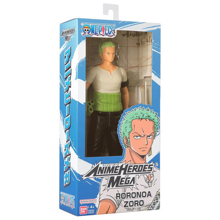 ANIME HEROES Mega – One Piece – Roronoa Zoro Figurine 12"