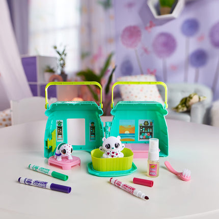 CRAYOLA Scribble Scrubbie Pets Scented Spa, Features Scented Markers