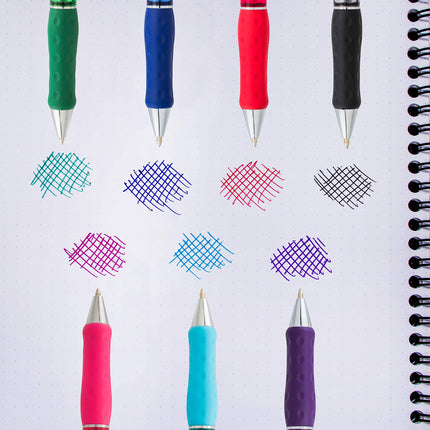 Pentel RSVP Super RT, Stylo-bille, (1,0 mm) Trait moyen, Encre noire, Paquet de 3 - BX480BP3A